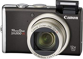 【中古】Canon デジタル写真機 PowerShot (力強さ打つこと) SX200 IS 黒いこと PSSX200IS(BK) 2mvetro