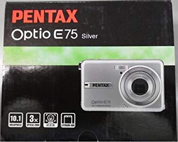 【中古】(未使用･未開封品)　PENTAX Optio E75 1000万画素 光学3倍ズーム og8985z｜ドリエムコーポレーション