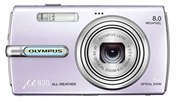 【中古】【人並み外れたに好いたらしい】OLYMPUS デジタル写真器 μ830 (ミュー) パールアメジスト μ830LTBLU 6g7v4d0