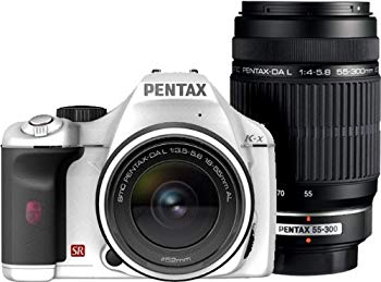 【中古】(未使用･未開封品)　PENTAX デジタル一眼レフカメラ K-x ダブルズームキットホワイト og8985z