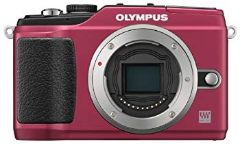 【中古】OLYMPUS ミラーレス一眼 PEN E-PL2 ボディ レッド E-PL2 BODY RED wgteh8f|ドリエムコーポレーション