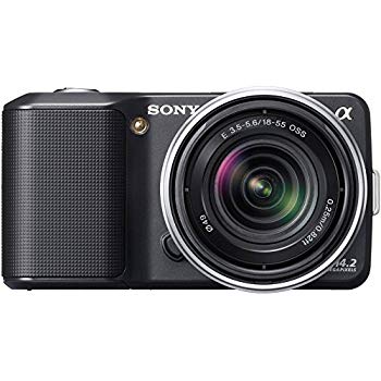 【中古】ソニー SONY デジタル一眼α NEX-3 望遠レンズ一揃いの道具 黒いこと NEX-3K/B wgteh8f