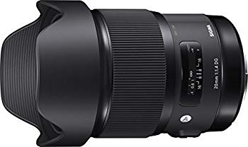 【中古】(未使用･未開封品)　SIGMA 単焦点レンズ Art 20mm F1.4 DG HSM キヤノン用 フルサイズ対応 df5ndr3
