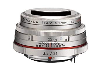 【中古】(未当て嵌める･未開封品) PENTAX リミテッドレンズ 薄型広角単興味の中心水晶体 固定ディスク PENTAX-DA21mmF3.2AL Limited しろがね色 Kマウント APS-C大きさ 21420 vf3p617