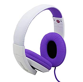 【中古】Syba　子ども用オーバーイヤーステレオヘッドフォン（パープル） tf8su2k