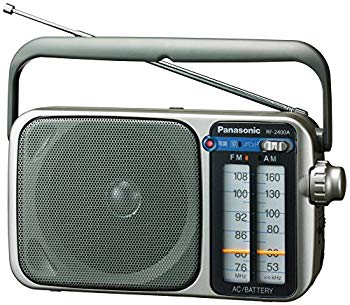 【中古】パナソニック FM/AM 2ダンス楽隊ラジオ受信機 しろがね色 RF-2400A-S wgteh8f