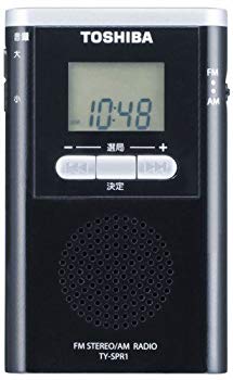 【中古】(未当て嵌める･未開封品) TOSHIBA AM/FMラジオ受信機 TY-SPR1(K) tu1jdyt TV・オーディオ・カメラ-オーディオ