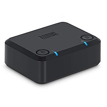 【中古】(未当て嵌める･未開封品) August TV向け Bluetoothワイヤレスオーディオトランスミッター 1対2 Bluetooth変速機機 3.5粍オーディオ有線テレビ＆グラスファイバーに相応う apt-Xやとい入れる 0pbj0低周波