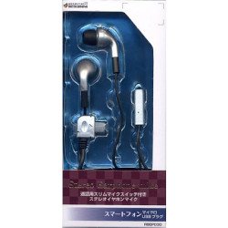 【中古】(未使用･未開封品)　ラスタバナナ ステレオイヤホンマイク スリムマイクSW マイクロUSB シルバー RBEP030 p1m72rm