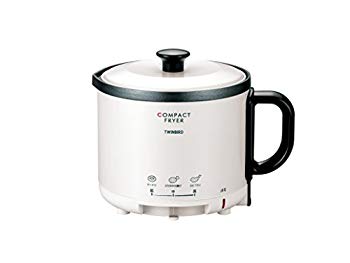 【中古】TWINBIRD コンパクトフライヤー パールホワイト EP-4694PW 2mvetro