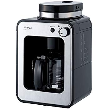 【中古】siroca 全自動コーヒーメーカー STC-401[ガラスサーバー/ミル内蔵/ドリップ方式/保温機能] qqffhab