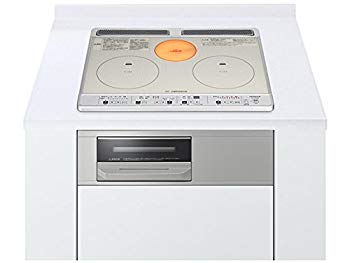【中古】日立 ビルトイン IHクッキングヒーター 幅60cm 単相200V 2口IH ラジエントヒーター K6シリーズ HT-K60S シルバー色 2zzhgl6|ドリエムコーポレーション