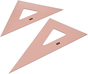 【中古】【非常に良い】ウチダ スモーク三角定規 30cm×2mm 1-809-8302 2mvetro