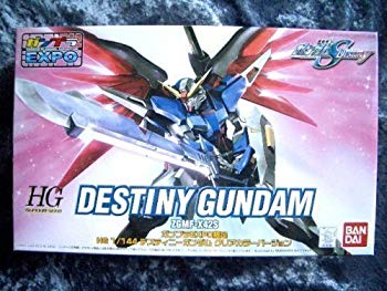 【中古】【非常に良い】HG 1/144 デスティニーガンダム クリアカラーバージョン（ガンプラEXPO2006）プラモデル bme6fzu｜ドリエムコーポレーション