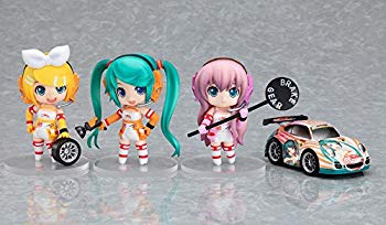 【中古】【非常に良い】【修正デカールなし】ねんどろいどぷち レーシングミクセット 2010 Ver. （プルバックカー：白色） （ニコニコ直販限定販売） wgteh8f
