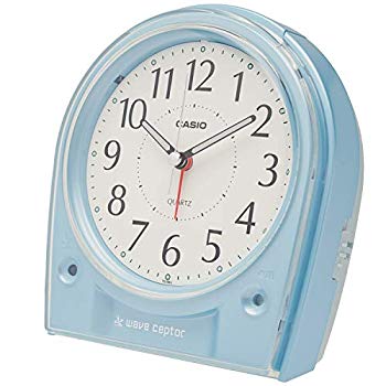 【中古】(未使用･未開封品) CASIO(カシオ) 目覚まし時計 電波 アナログ ウェーブセプター ホワイト TQ-580J-2JF gsx453j