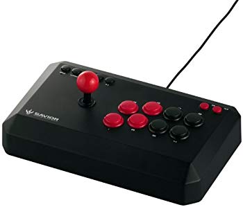 【中古】iBUFFALO USBアーケードスティック PC/PS3対応 13ボタン ブラック BSGPAC02BK g6bh9ry