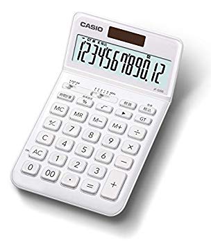 【中古】(未使用･未開封品)　カシオ CASIO 電卓 12桁 ホワイト ジャストタイプ JF-S200-WE-N wyeba8q