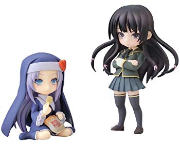 【中古】【非常に良い】僕は友達が少ない Twin pack 三日月夜空&高山マリア (ノンスケール PVC塗装済みフィギュア) tf8su2k画像