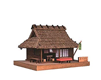 【中古】(未使用･未開封品)　ウッディジョー ミニ建築 No.3 里の茶屋 木製模型 sdt40b8