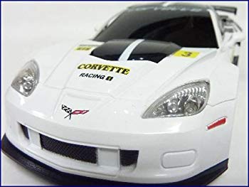 【中古】(未使用･未開封品)　GK◇シボレーコルベットC6.Rレーシングカー正規認証車1/24ラジコンカー/ホワイト p1m72rm