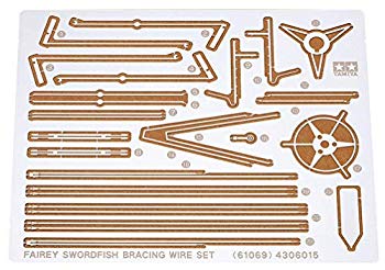 【中古】タミヤ 1/48 傑作機シリーズ No.69 イギリス海軍 ソードフィッシュ用 エッチング張線 プラモデル用パーツ 61069 2mvetro