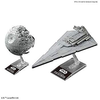 【中古】(未使用･未開封品)　スター・ウォーズ 1/2700000 デス・スターII & 1/14500 スター・デストロイヤー プラモデル bt0tq1u