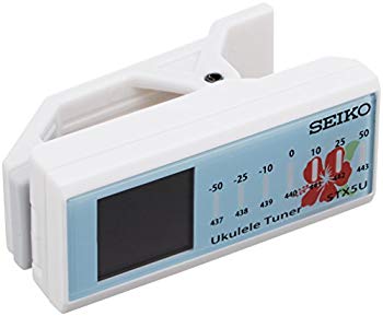 【中古】SEIKO セイコー クリップ ウクレレチューナー トロピカルホワイト STX5UW rdzdsi3