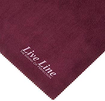 【中古】LiveLine ライブライン 高品質ワイピングクロス ワインレッド LWC1800WN 2zzhgl6
