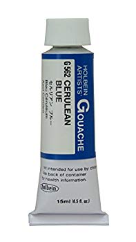 【中古】ホルベイン 不透明水彩絵具 ガッシュ セルリアンブルー G562 15ml(5号) g6bh9ry