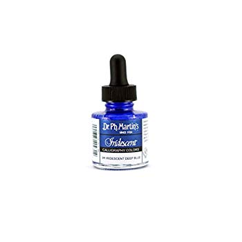 【中古】(未使用・未開封品) Dr. Ph. Martin's Iridescent Calligraphy Color 1.0 oz Iridescent Deep Blue (9R) 7z28pnb|ドリエムコーポレーション