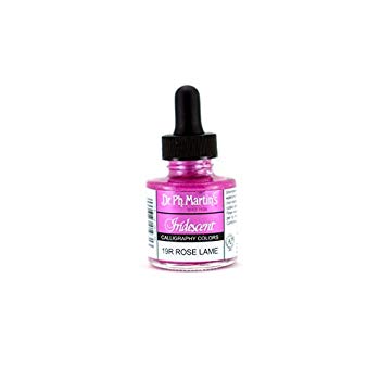 【中古】(未使用･未開封品)　Dr. Ph. Martin's Iridescent Calligraphy Color 1.0 oz Rose Lame (19R) 7z28pnb｜ドリエムコーポレーション
