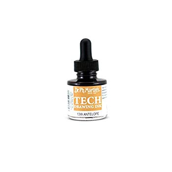 【中古】Dr. Ph. Martin\u0027s TECH Drawing Ink 1.0 薬局衡オンス Antelope (13W) 2zzhgl6
