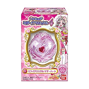 【中古】(未使用・未開封品)　HUGっと!プリキュア ミライクリスタル4 (10個入) 食玩・ガム (HUGっと!プリキュア) bt0tq1u画像