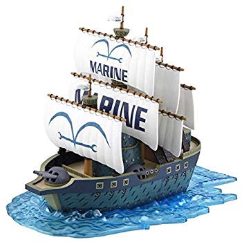 【中古】ワンピース 偉大なる船(グランドシップ)コレクション 海軍軍艦 (From TV animation ONE PIECE) 色分け済みプラモデル mxn26g8