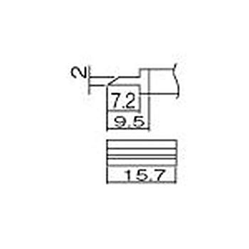 【中古】(未使用･未開封品)　白光 コテサキ/スパチュラ15.7 T121402 tu1jdyt