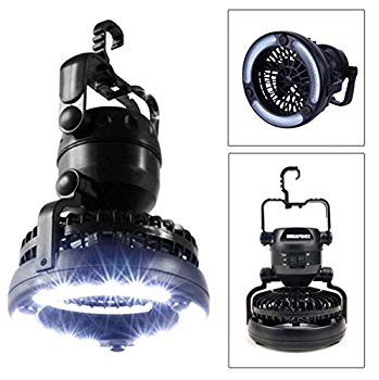【中古】【非常に良い】iMBAPriceﾃつｮ Deluxe Outdoor Camping 2-In-1 Combo 18 Super Bright LED Lantern and Fan (CFAN-LED) by iMBAPrice qqffhab