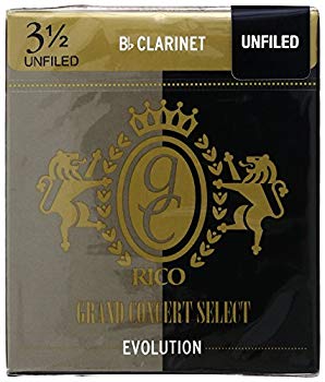 【中古】(未使用･未開封品)　RICO リード グランドコンサートセレクト エヴォリューション Bbクラリネット 強度:3.5(10枚入) アンファイルド RGE10BCL350 ar3p5n1