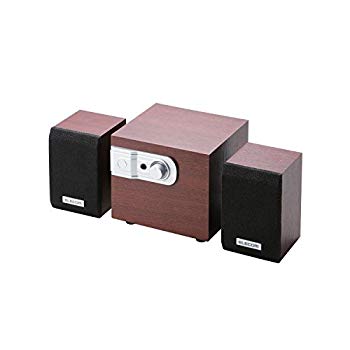 【中古】エレコム スピーカー 12W 2.1ch 木製 チェリーウッド MS-W02WCH wgteh8f