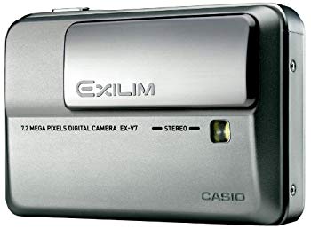 【中古】CASIO デジタルカメラ EXILIM (エクシリム) Hi-ZOOM EX-V7SR シルバー bme6fzu｜ドリエムコーポレーション