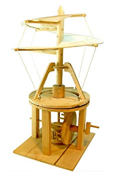 【中古】あおぞら レオナルド・ダ・ヴィンチの木製科学模型 ヘリコプター tf8su2k