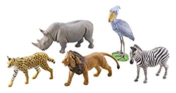 【中古】(未使用･未開封品)　カプセルQ ミュージアム ワイルド・ラッシュ 真・世界動物誌 第一章 アフリカサバンナ編 PVC製 塗装済み完成品 フィギュア BOX bt0tq1u｜ドリエムコーポレーション