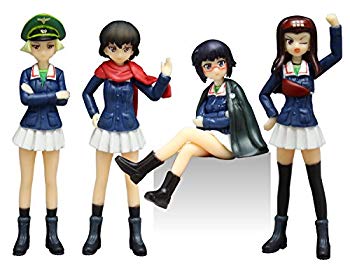 【中古】(未使用・未開封品) プラッツ ガールズ&パンツァー劇場版 1/35 カバさんチーム フィギュアセット パンツァージャケットバージョン wyeba8q|ドリエムコーポレーション