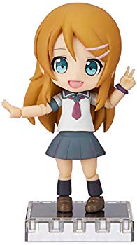 【中古】コトブキヤ キューポッシュ 俺の妹がこんなに可愛いわけがない。 高坂桐乃 ノンスケール PVC製 塗装済み可動フィギュア i8my1cf画像