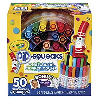 【中古】クレヨラ お絵書き 水でおとせる ピップ スクイークマーカー 楼観 50色 588750 置き目品 bme6fzu