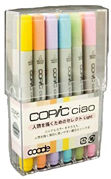 【中古】コピックチャオ12色 人物を描くためのセレクトLight 9jupf8b