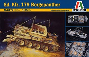 【中古】タミヤ イタレリ 1/35 ミリタリーシリーズ 6472 1/35 パンサー戦車回収車 Sd.Kfz.179 エッチングパーツ付き 38472 6g7v4d0|ドリエムコーポレーション