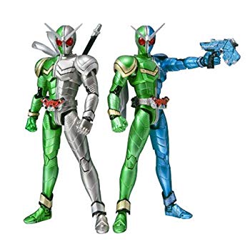 【中古】【非常に良い】S.H.フィギュアーツ 仮面ライダーW(ダブル) サイクロントリガー&サイクロンメタル wyw801m