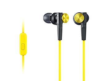 【中古】(未使用･未開封品)　ソニー SONY イヤホン MDR-XB50AP : カナル型 リモコン・マイク付き イエロー MDR-XB50AP Y f4u0baa