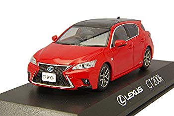 【中古】京商目あたらしい 1/43 レクサス CT 200h F 運動競技 黒いこと/マダーレッド 為し終わる品 n5ksbvb 車-乗り物のおもちゃ